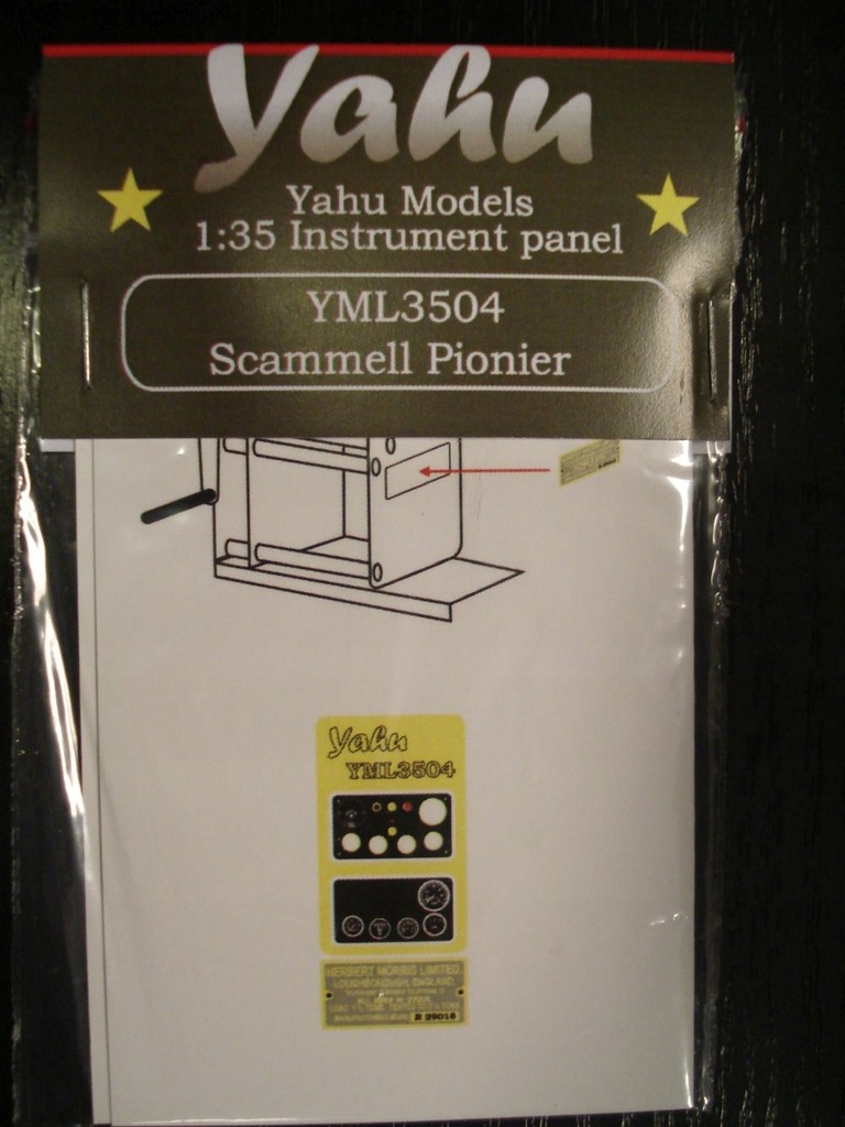 1:35 Scammell Pionier zegary YAHU Models YML3504