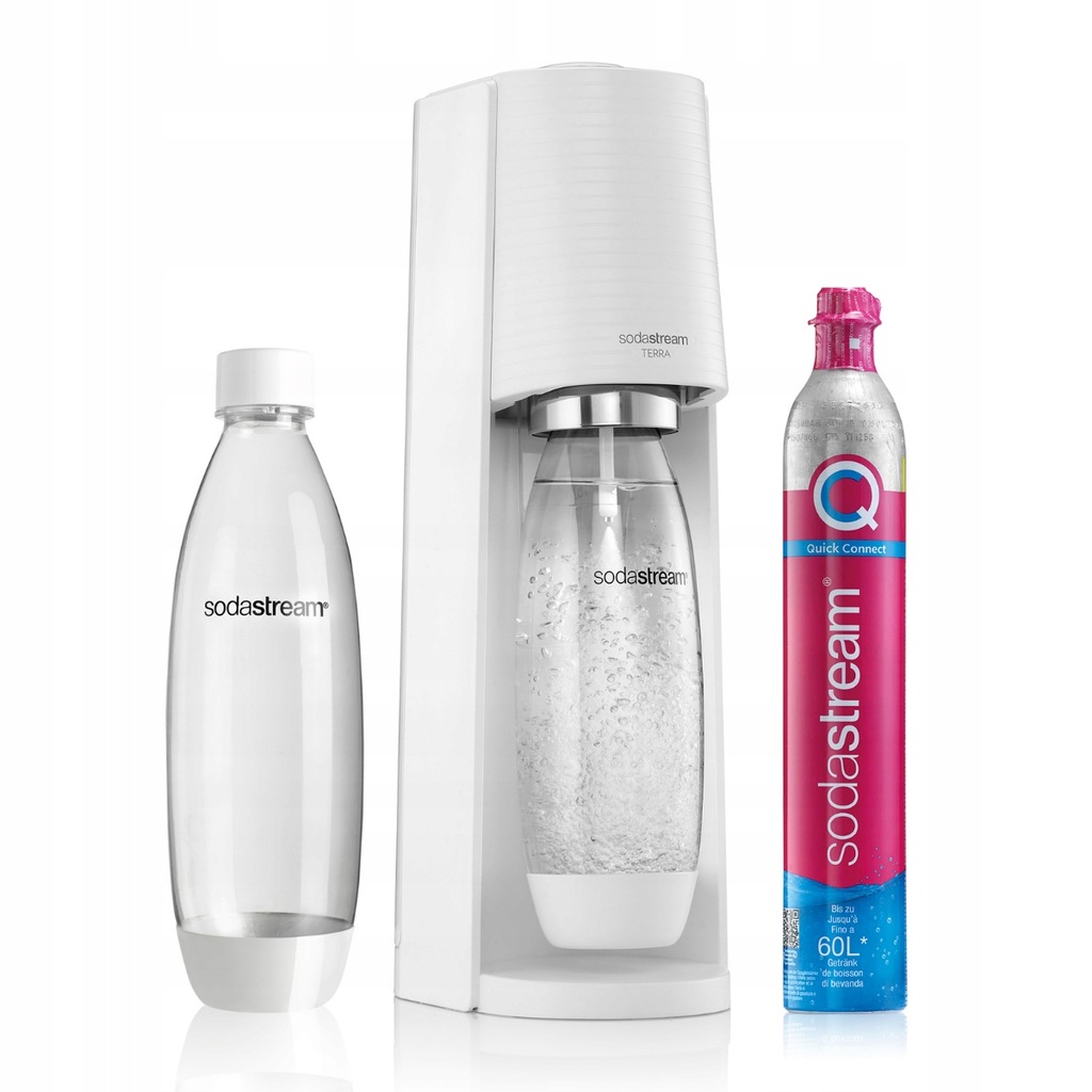 Soda Stream Terra bia?y saturator do gazowania 14320433498