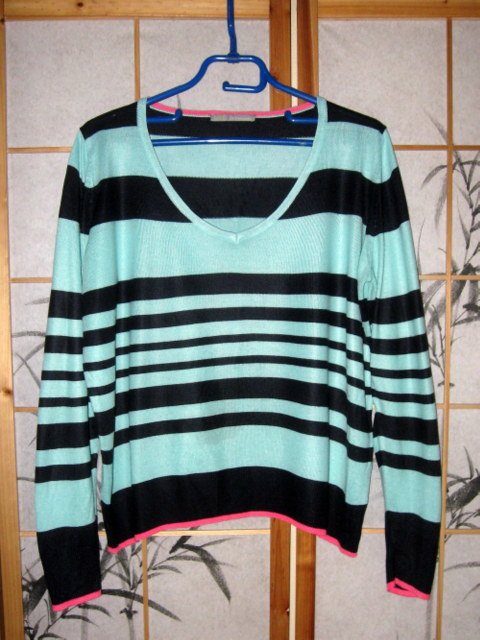 sweter w paski Marks&Spencer 46 XXXL