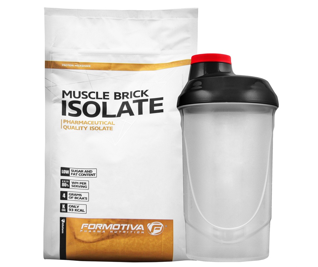 FORMOTIVA MUSCLE BRICK ISOLATE 600g BIAŁKO MASA !!