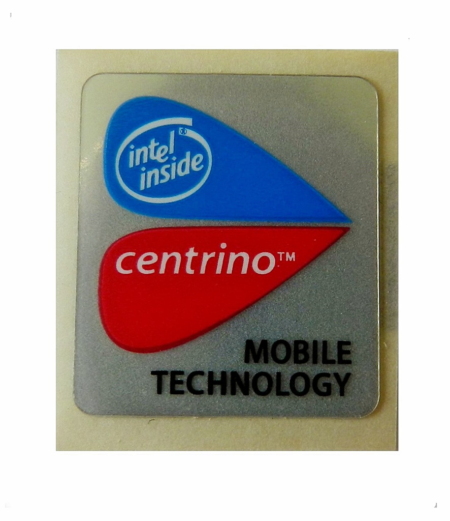 031 Intel CENTRINO MOBILE TECHNOLOGY 12x19mm