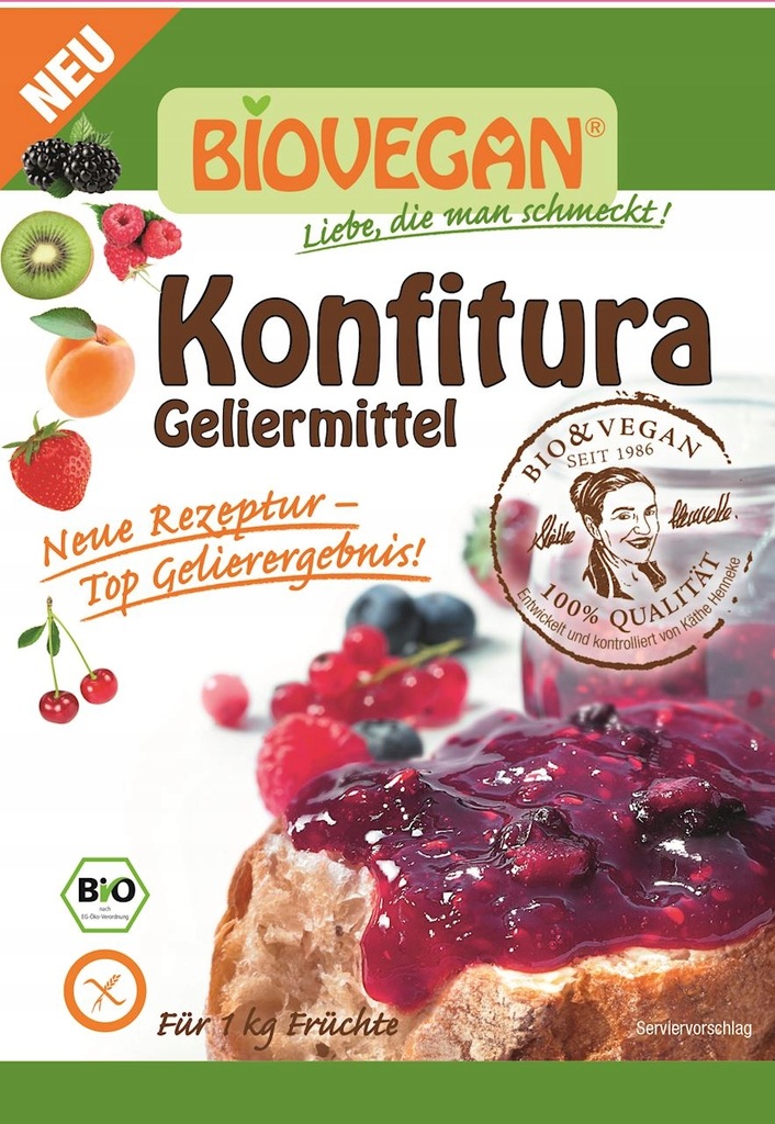 Środek żelujący do konfitur bezglutenowy bio 22 g