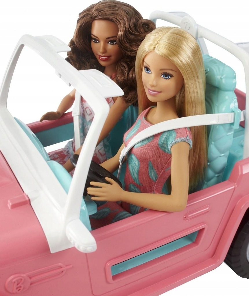 Mattel Barbie Jeep + 2 lalki FPR59 8841103288