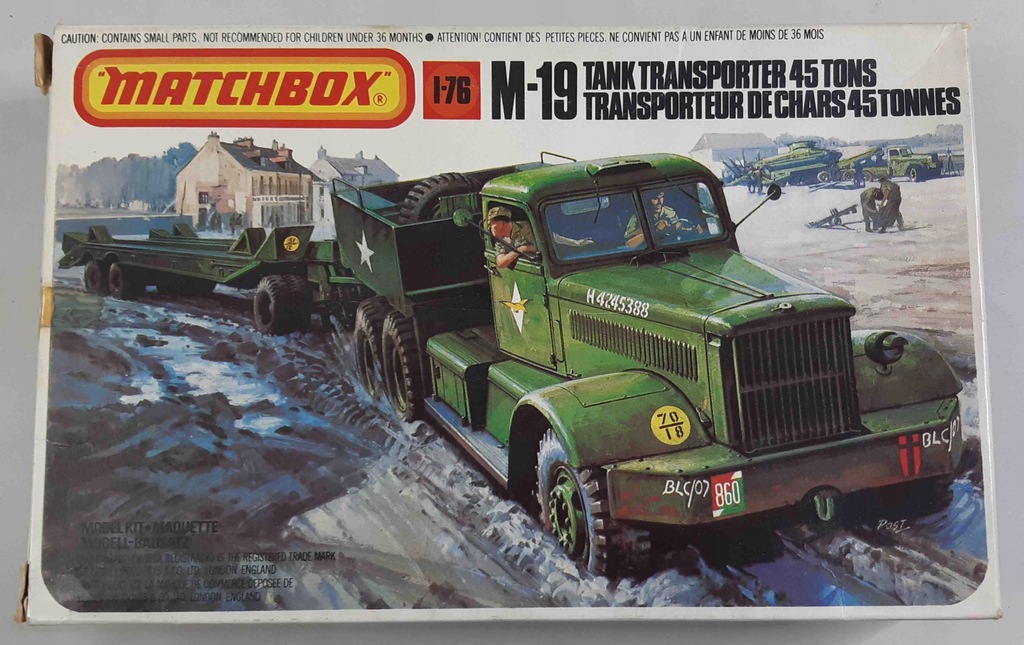 M-19 Tank Transporter 45 Matchbox Pk-174 1/76