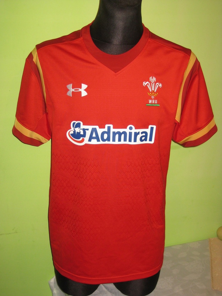 2016-17 WRU Cymru Wales Rugby Home Under Armour (M