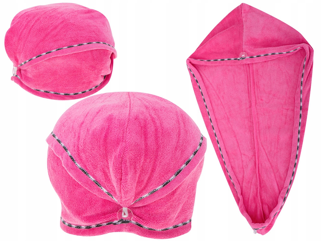 Ręcznik do włosów turban do suszenia włosów superchłonny z mirofibry