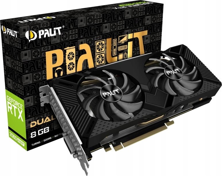 Купить Palit GeForce RTX 2060 SUPER Dual 8 ГБ GDDR6 FV23%: отзывы, фото, характеристики в интерне-магазине Aredi.ru