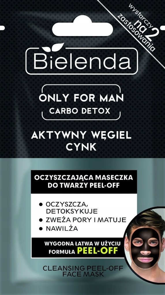 Bielenda Only for Man Carbo Detox Maseczka oczyszc
