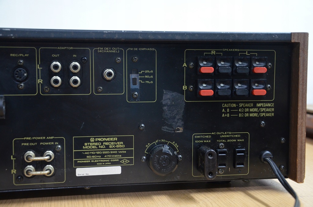 Купить Ресивер PIONEER SX-850 MONSTER! БЕЛЫЙ ВОРОН!!: отзывы, фото и ...