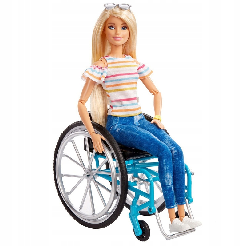 Mattel - Barbie na wózku inwalidzkim nr 132 wózek