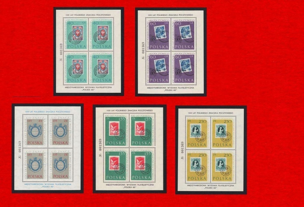arkusze 1007-1011 cz** blok 22-25 Subskrypcja LUX