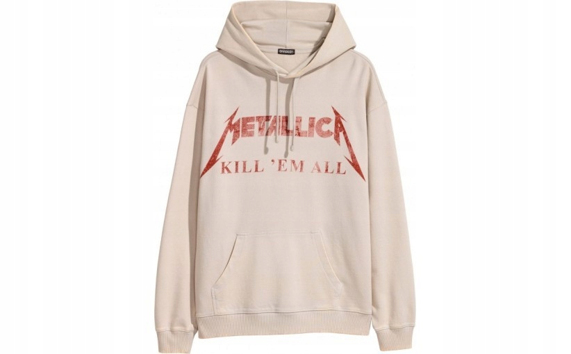 21F084 H&M__MC4 BLUZA KANGURKA METALLICA__M