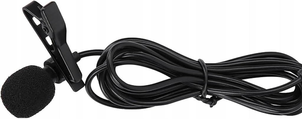 MIKROFON KRAWATOWY USB A DO KOMPUTERA BEZ OPROGRAMOWANIA WIELOKIERUNKOWY