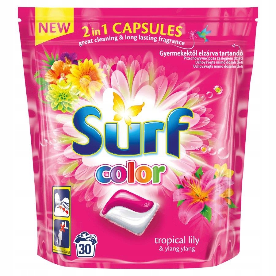 Surf Kapsułki do prania Tropical Lily Kolor 30 szt