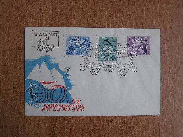 POLSKA ~~ FDC - ,, 50 LAT P.Z.N ,, ~~ SUPER!!!