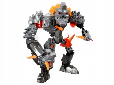 Klocki LEGO Hero Factory 44005 Villains Bruizer Używane Robot Zestaw Cały