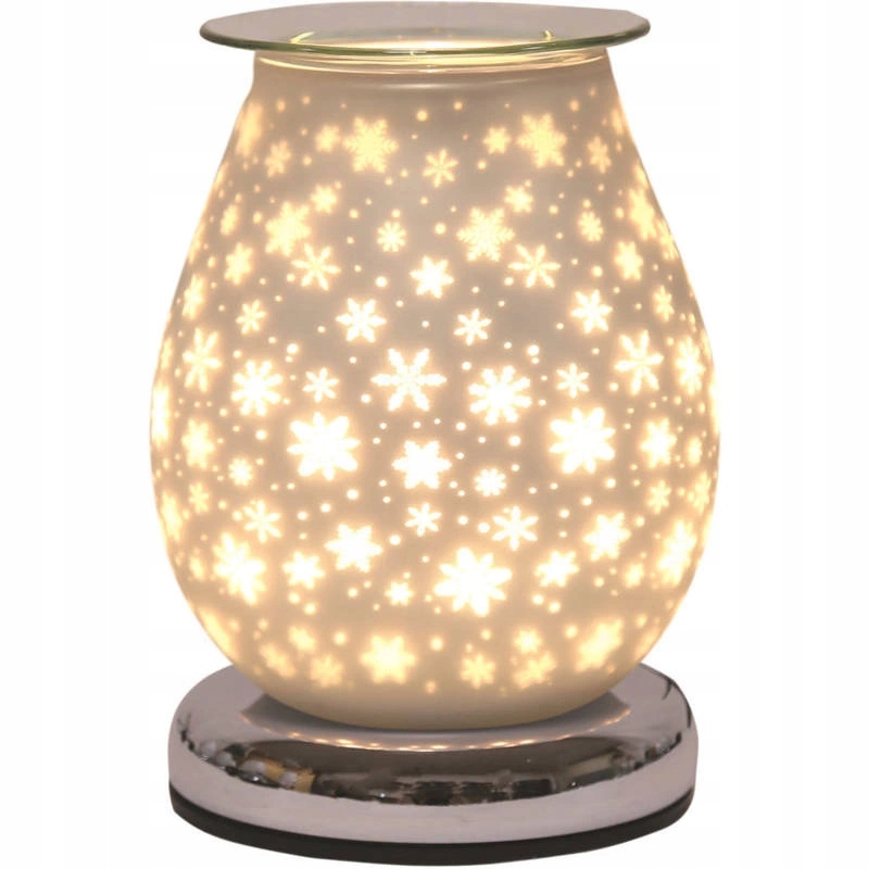Kominek elektryczny do wosku - Satin Snowflakes