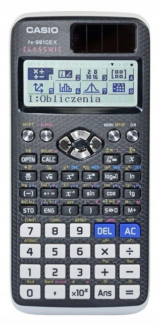 CASIO KALKULATOR NAUKOWY FX 991CEX CLASSWIZ CZARNY