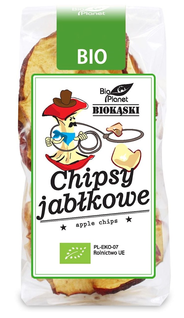 Chipsy jabłkowe BIO 30 g - Bio Planet