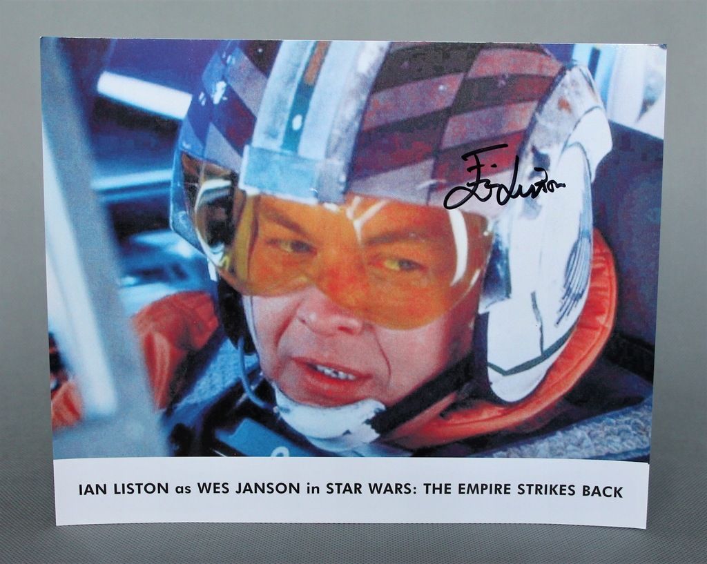 Ian Liston, Star Wars - zjęcie z autografem