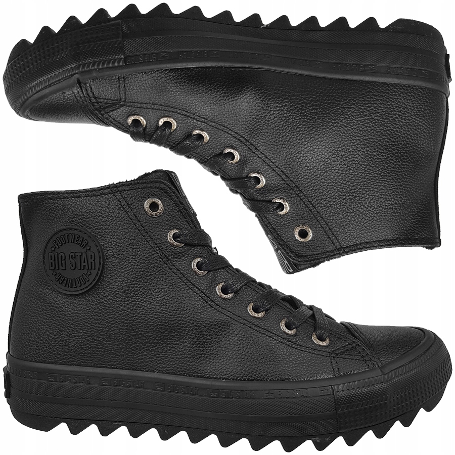 Trampki Big Star damskie czarne buty EE274110 40