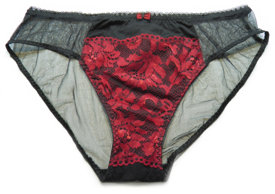 INTIMISSIMI KORONKA ROSSO NERO FIGI S/36