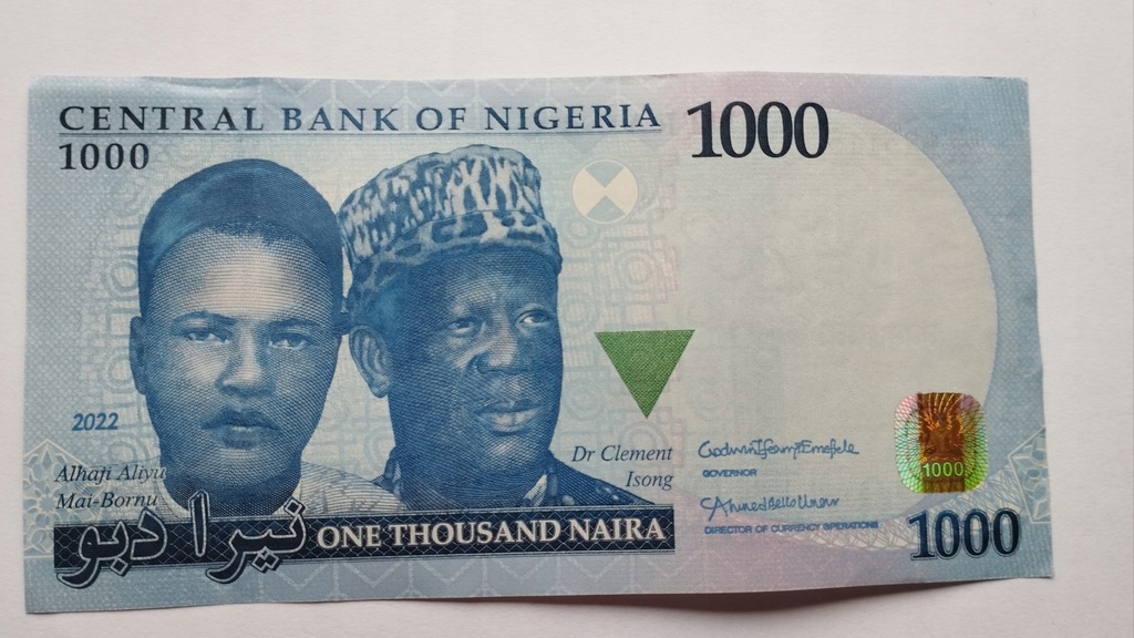 1000 naira Nigeria 2022 st.2