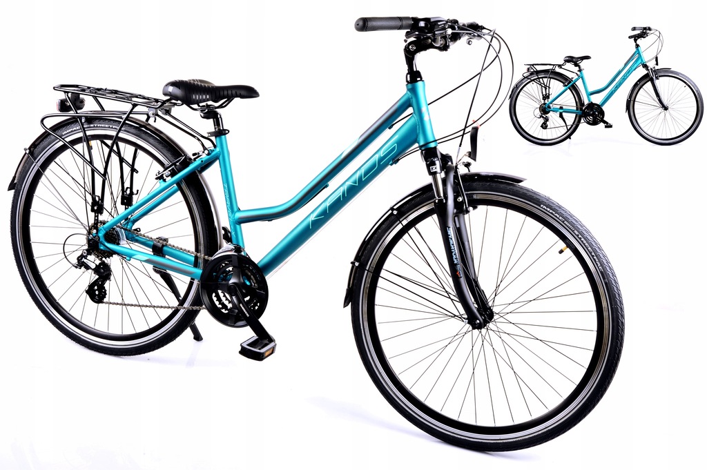 ROWER 28 Trekking KANDS TRAVELX turkus D17 2022 13501428959