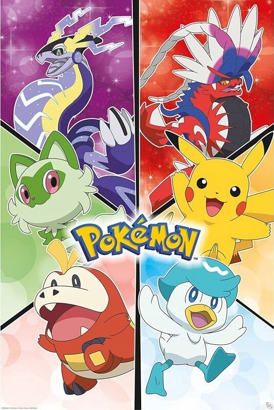 Plakat Pokemon - Scarlet & Violet