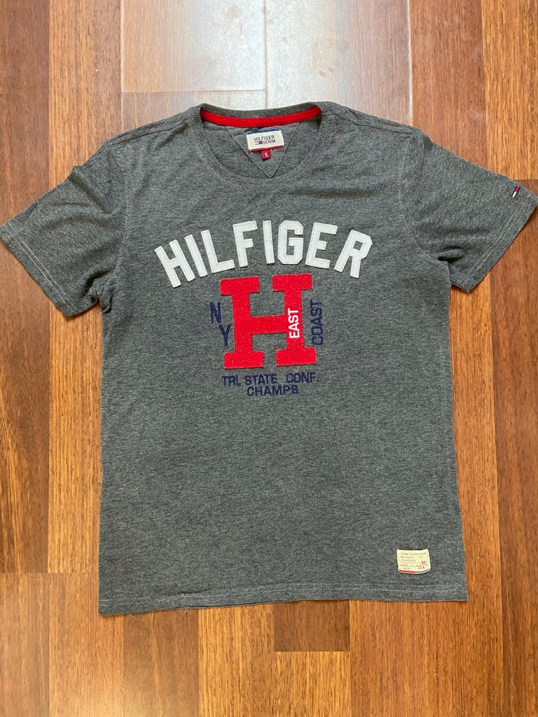 Tommy Hilfiger szara koszulka S