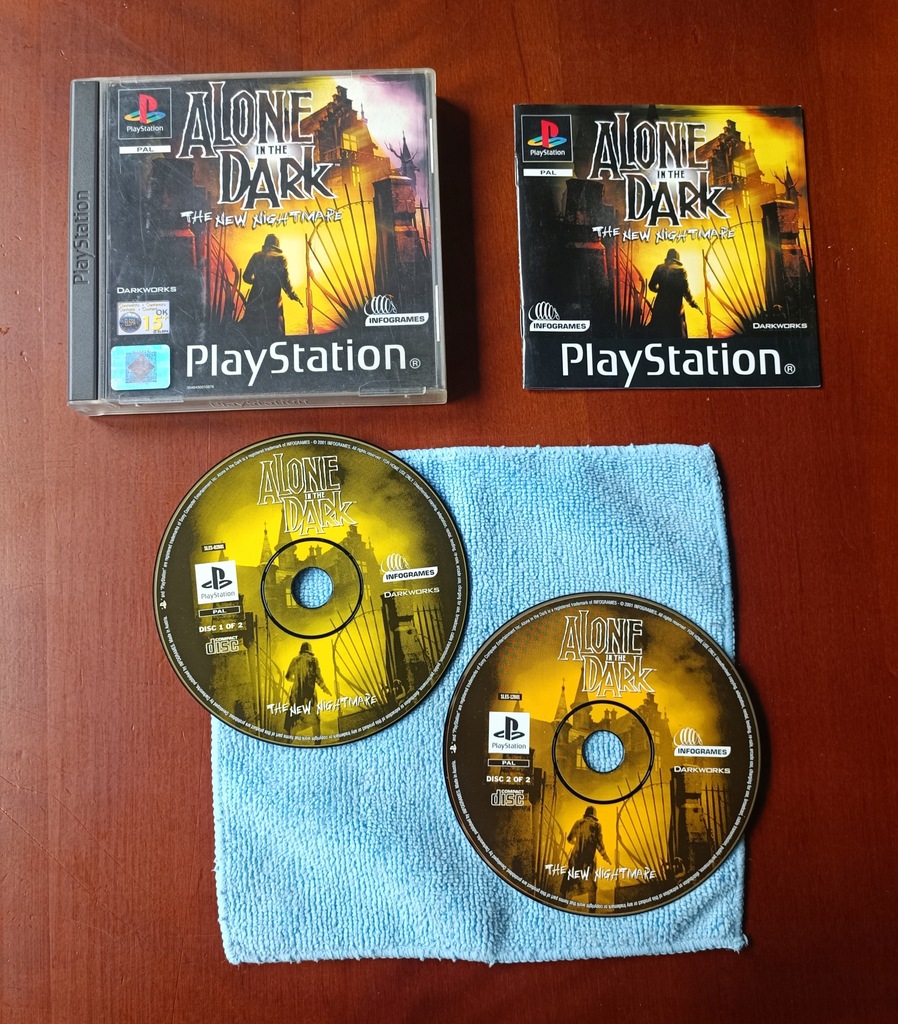 Alone In The Dark Nightmare PSX PS1 PLAYSTATION