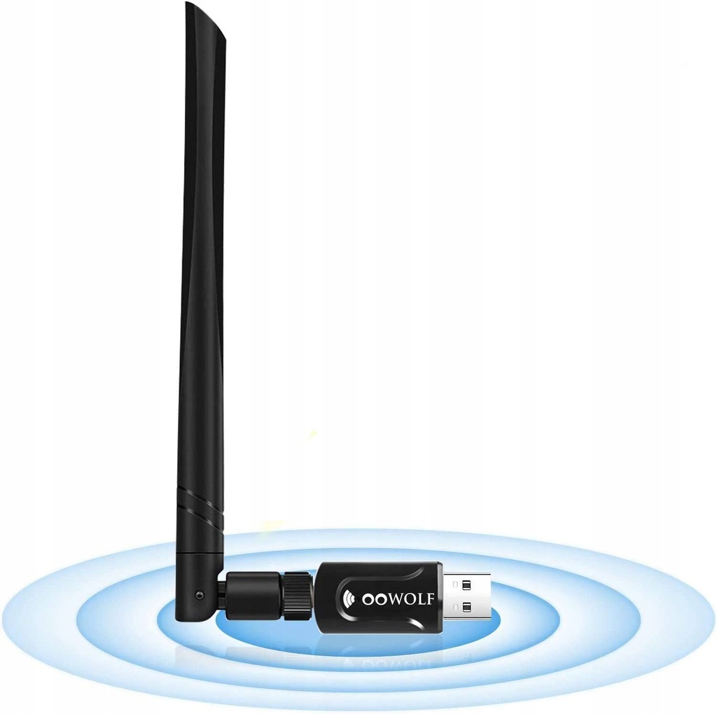 OOWOLF WLAN Stick 2 Antena USB 3.0 Adapter WiFi