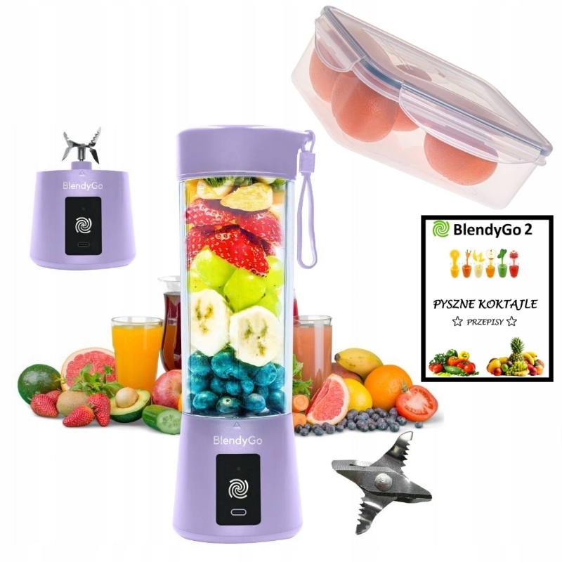 ORYGINALNY BLENDER BlendyGo 2 + GRATISY LAWENDOWY