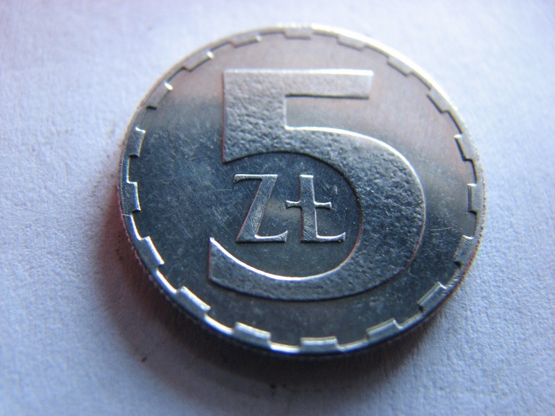 5 ZŁOTY 1990  - X184