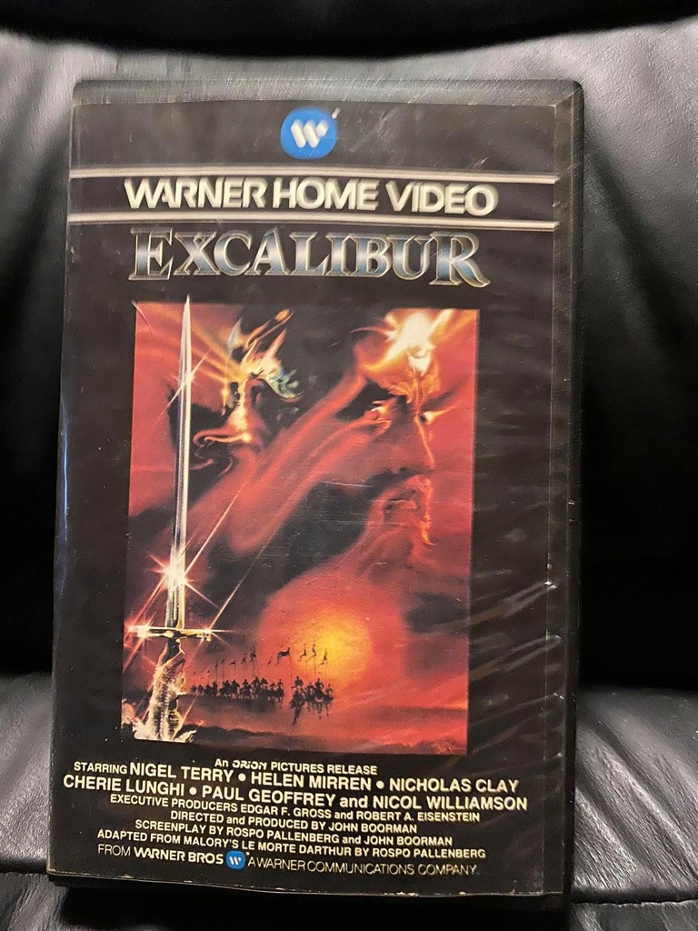 Excalibur [VHS] - König Artus Filmklassiker Auf VHS Kassette
