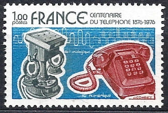 Francja 1976, Telefon, 100 lat **