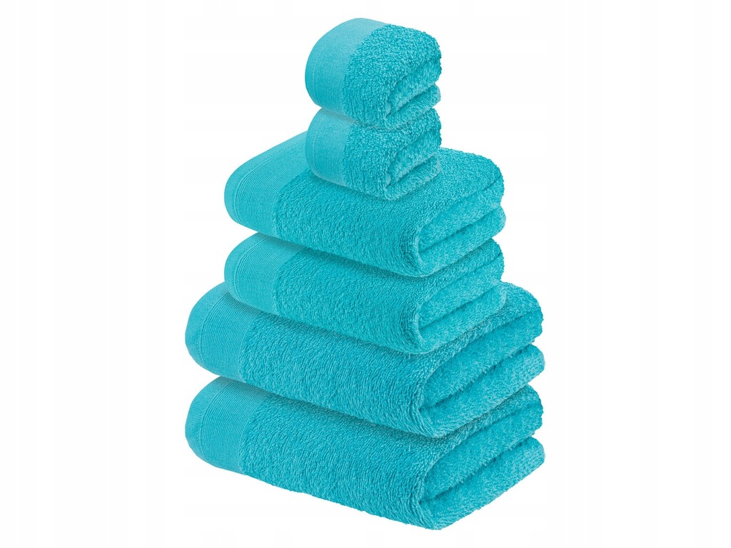 Zestaw 6 ręczników frotté 100% bawełna LIVARNO