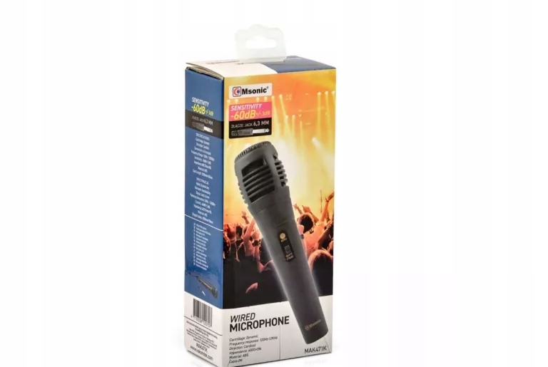 MSONIC MIKROFON PRZEWODOWY MSONIC MAK471K PLASTIKO