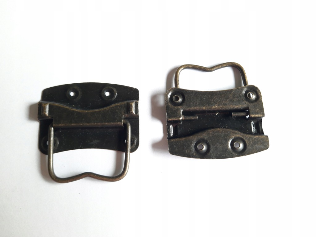 Uchwyt metalowy duży ozdobny do szkatułki pudełka