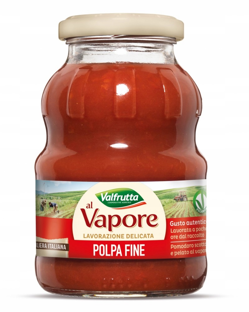 VALFRUTTA pomidory krojone POLPA na parze 330g