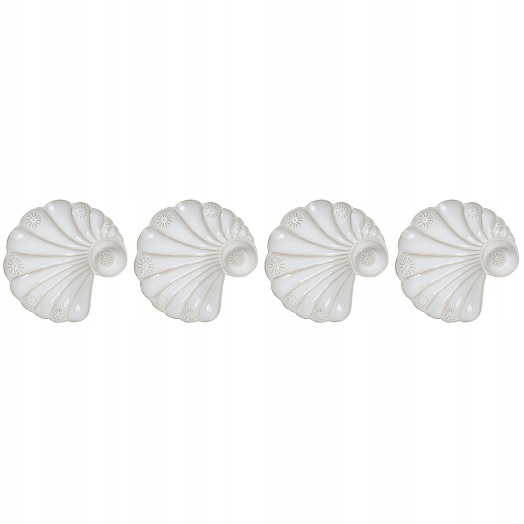 Shrimp Plate Vintage Shell Plate Tray 4 Pieces