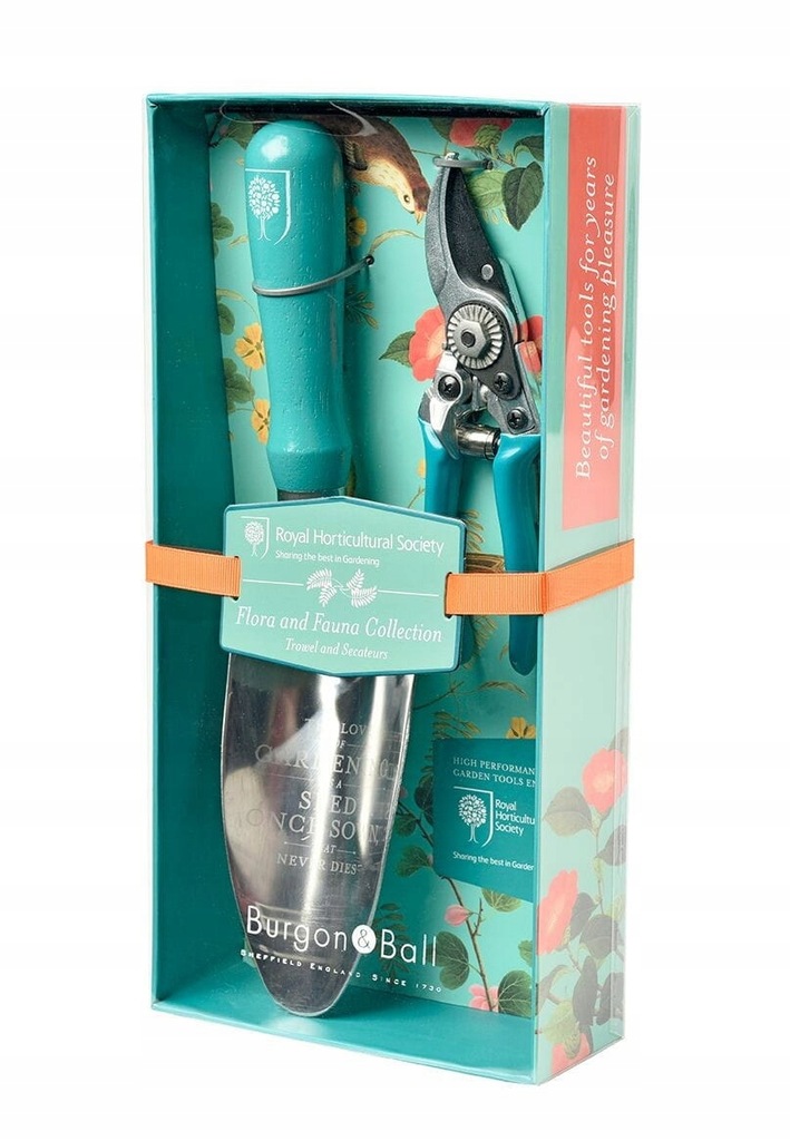 Zestaw łopatka plus sekator z kolekcji Flora&Fauna od Burgon&Ball