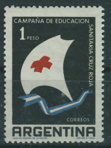 Argentina 1 Peso - Czerwony Krzyż
