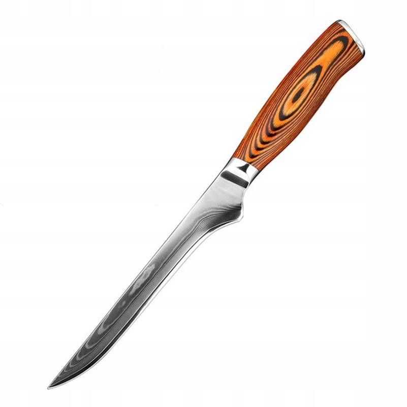 6 Inch Boning Knife High Carbon Butcher Knife Japanese VG10 Damascus Steel