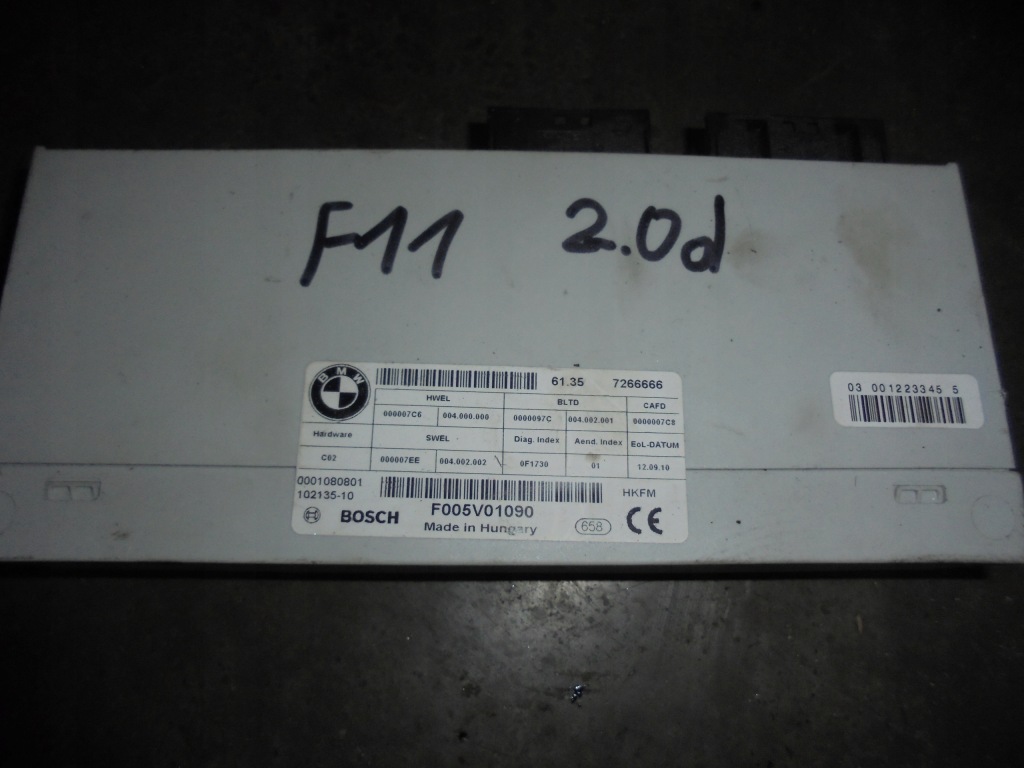 BMW F11 MODUŁ KLAPY