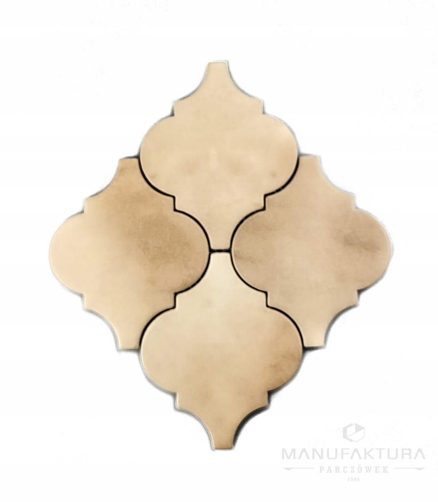 płytka ceramiczna mozaika arabeska kremowa