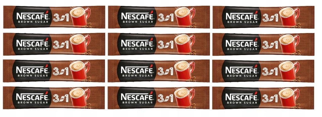Kawa Nescafe 3w1 BROWN SUGAR 16,5g x 12 szt.
