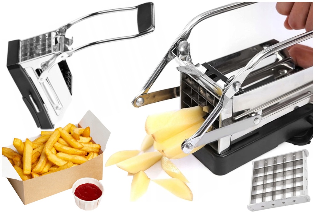 MASZYNKA DO KROJENIA FRYTEK KRAJARKA DO FRYTEK 3w1