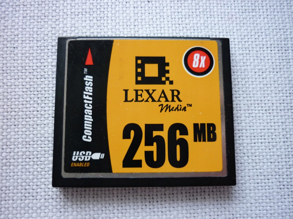 Karta pamięci Lexar CF CompactFlash 256MB pudełko