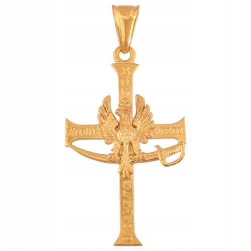 Złoty Krzyżyk Orzeł i Szabla 585 4 g